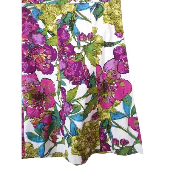 Lane Bryant Womens Floral Print Side Zipper Skirt Plus Size 26 - Picture 4 of 6